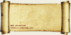 Alimpije Nićiforović vizit kartica